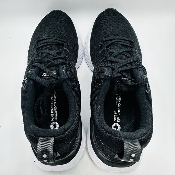 Size 6.5 - Nike React Infinity Run Flyknit 2 Black Women’s Running Shoe - Picture 5 of 9